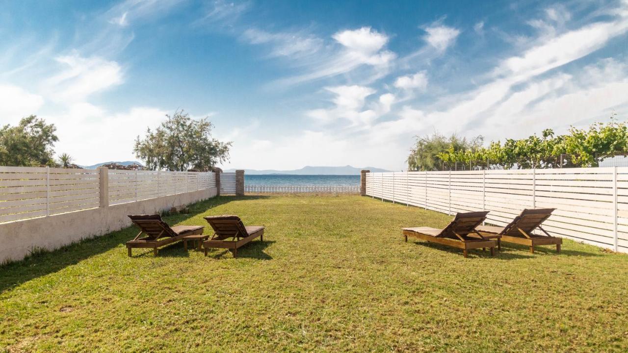 Terracotta Beach House Lefkímmi Buitenkant foto